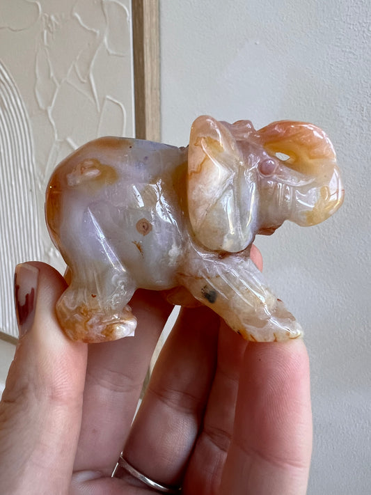 Carnelian elephant