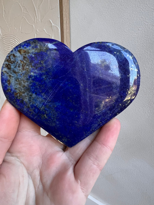 Lapis with pyrite heart