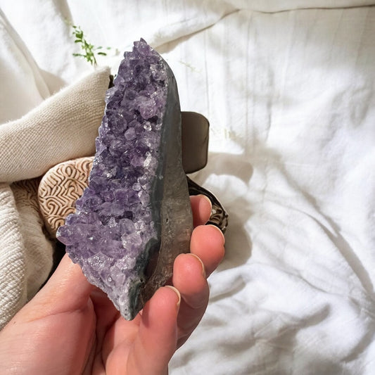 Amethyst cutbase purple