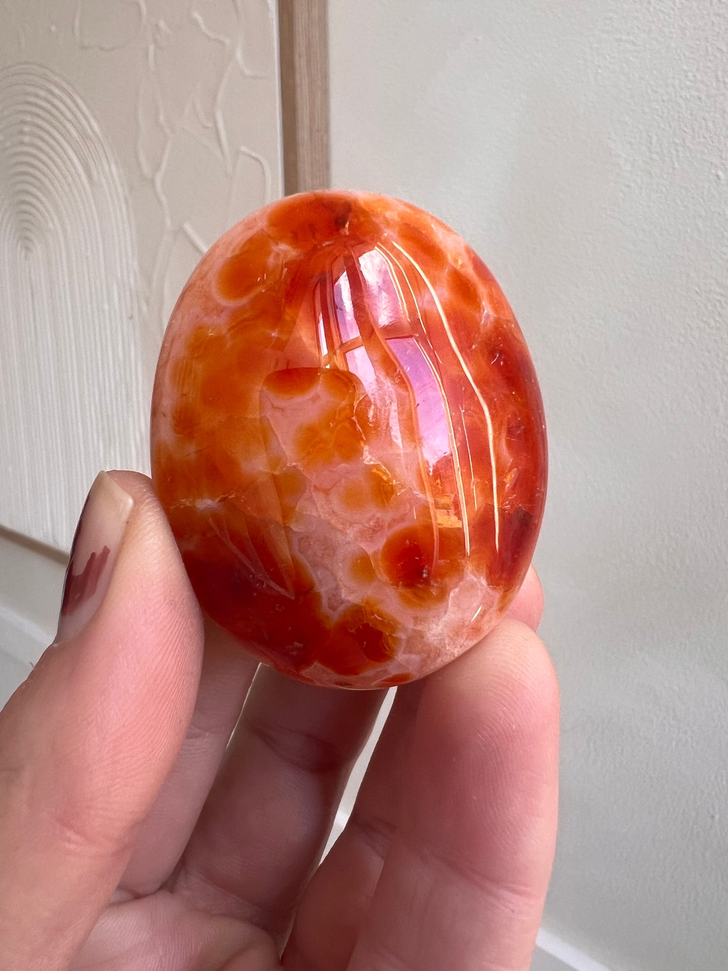 Carnelian palmstone