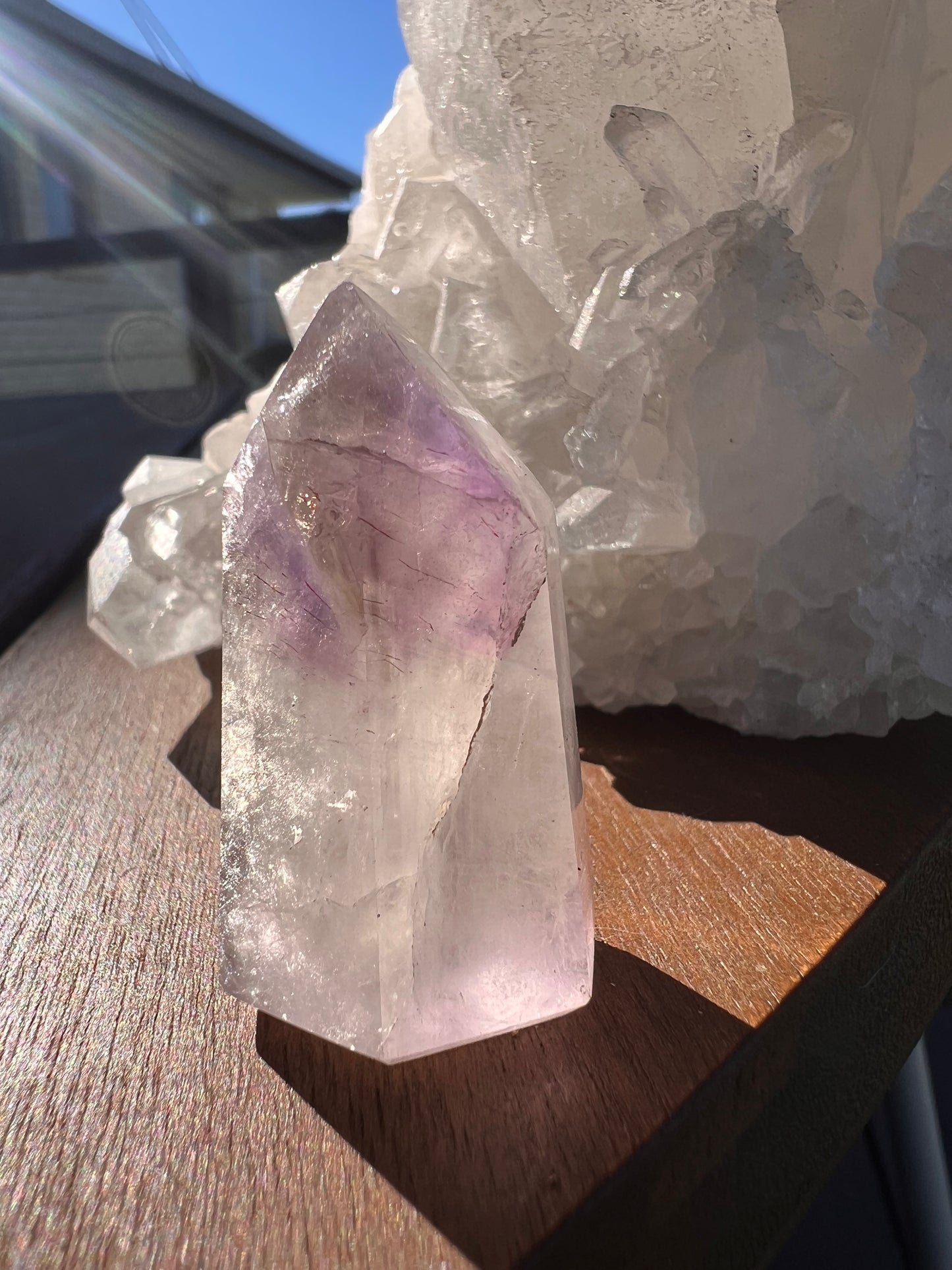 Mini Madagascar amethyst point