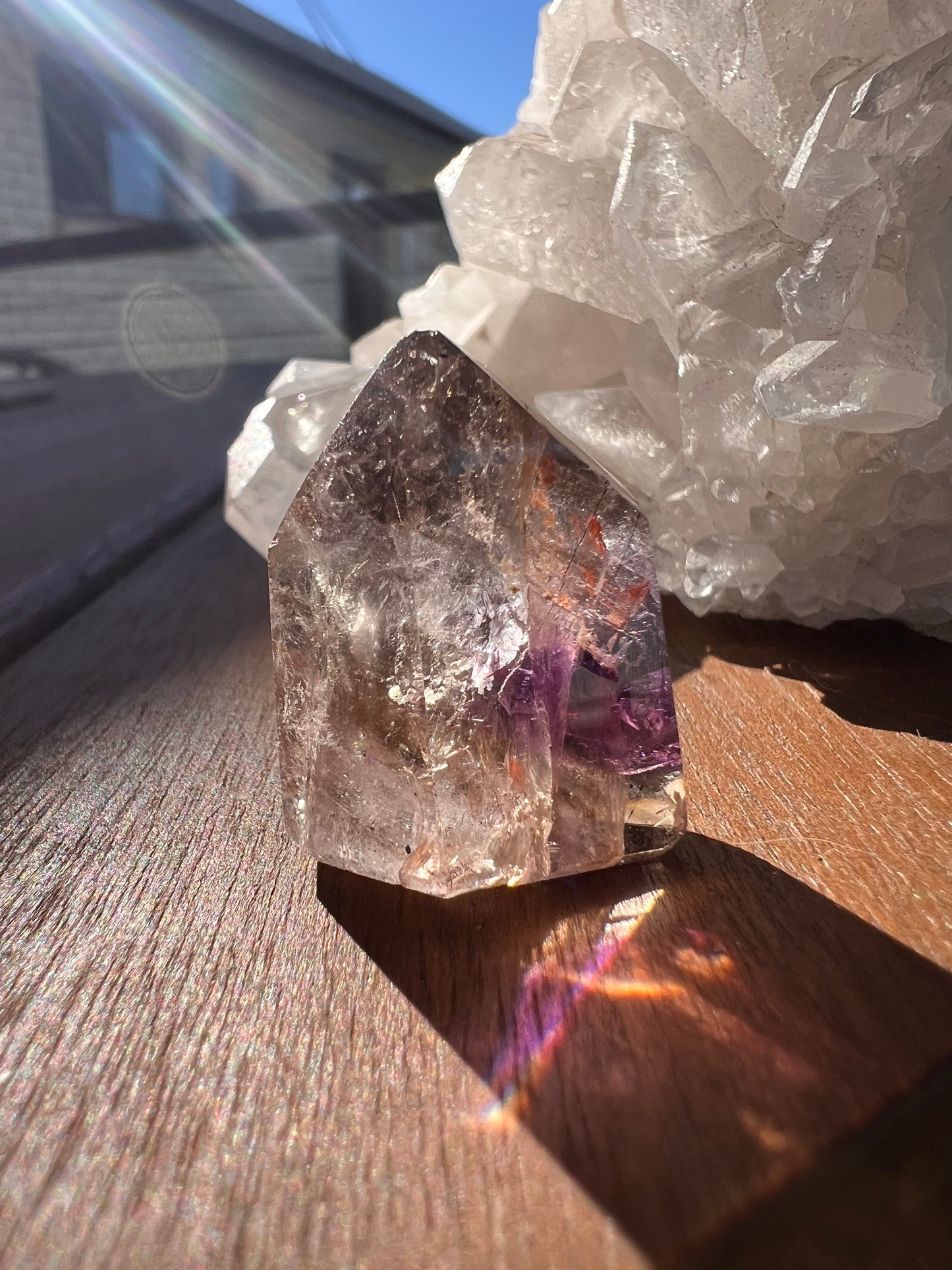 Mini Madagascar amethyst point