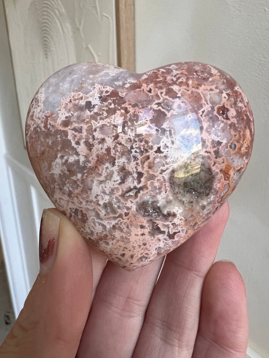 Pink plume crazy lace Indonesia heart