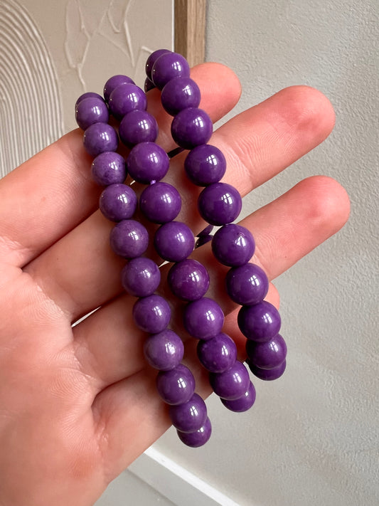 Phosphosiderite 8mm bracelet