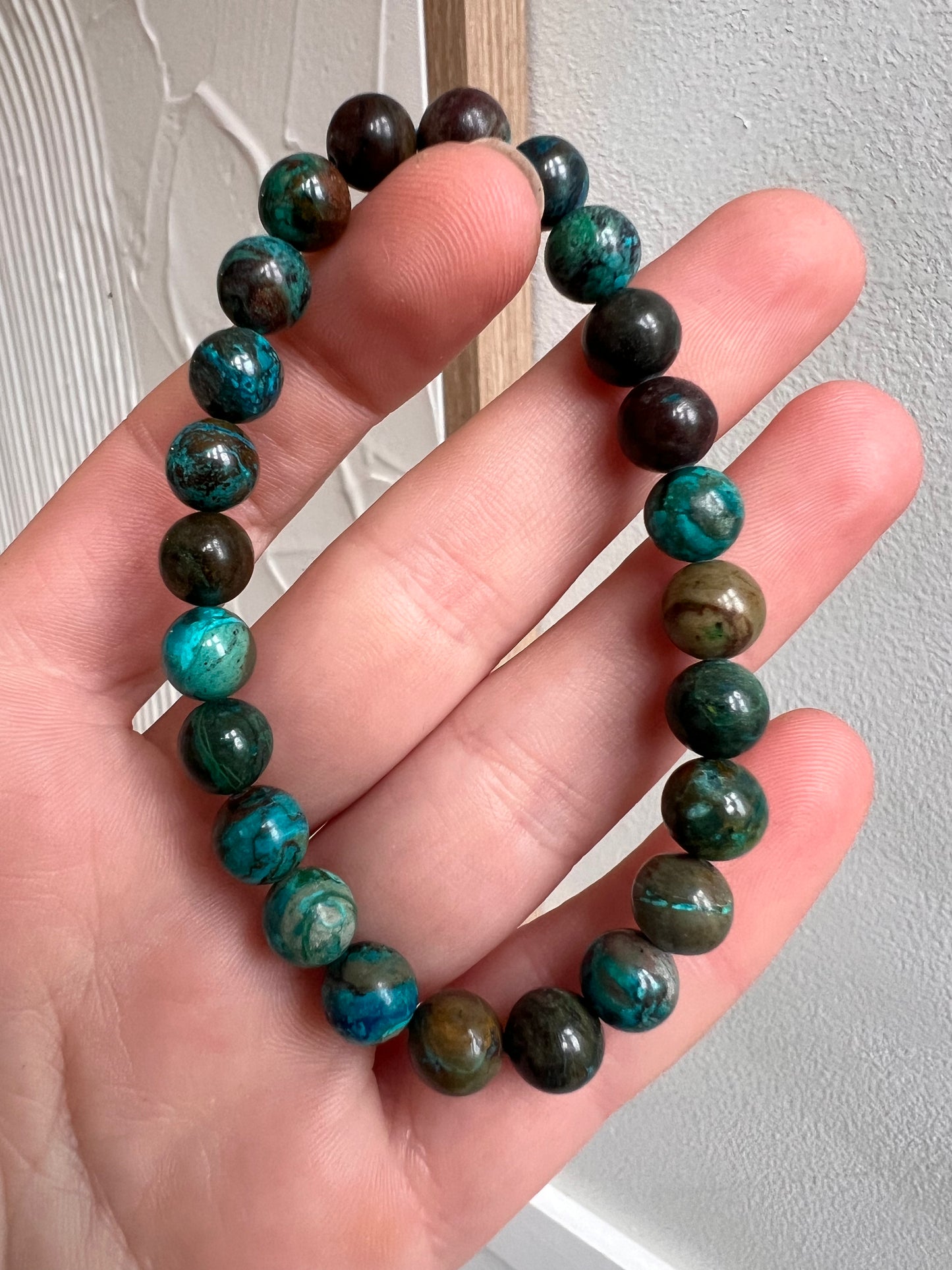 Chrysocolla 8mm bracelet