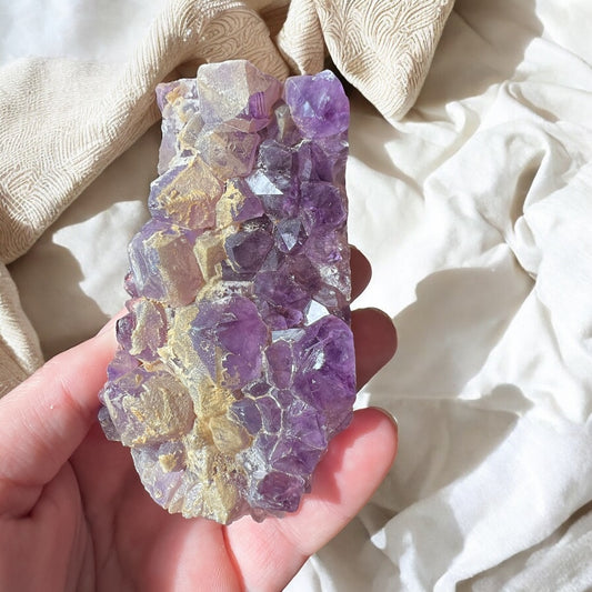 Amethyst from Brazil cutbase