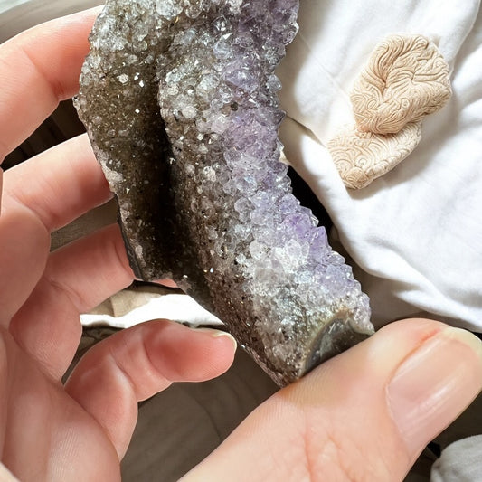 Rainbow amethyst Brazil 2 tone