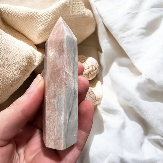 Pink opal tower