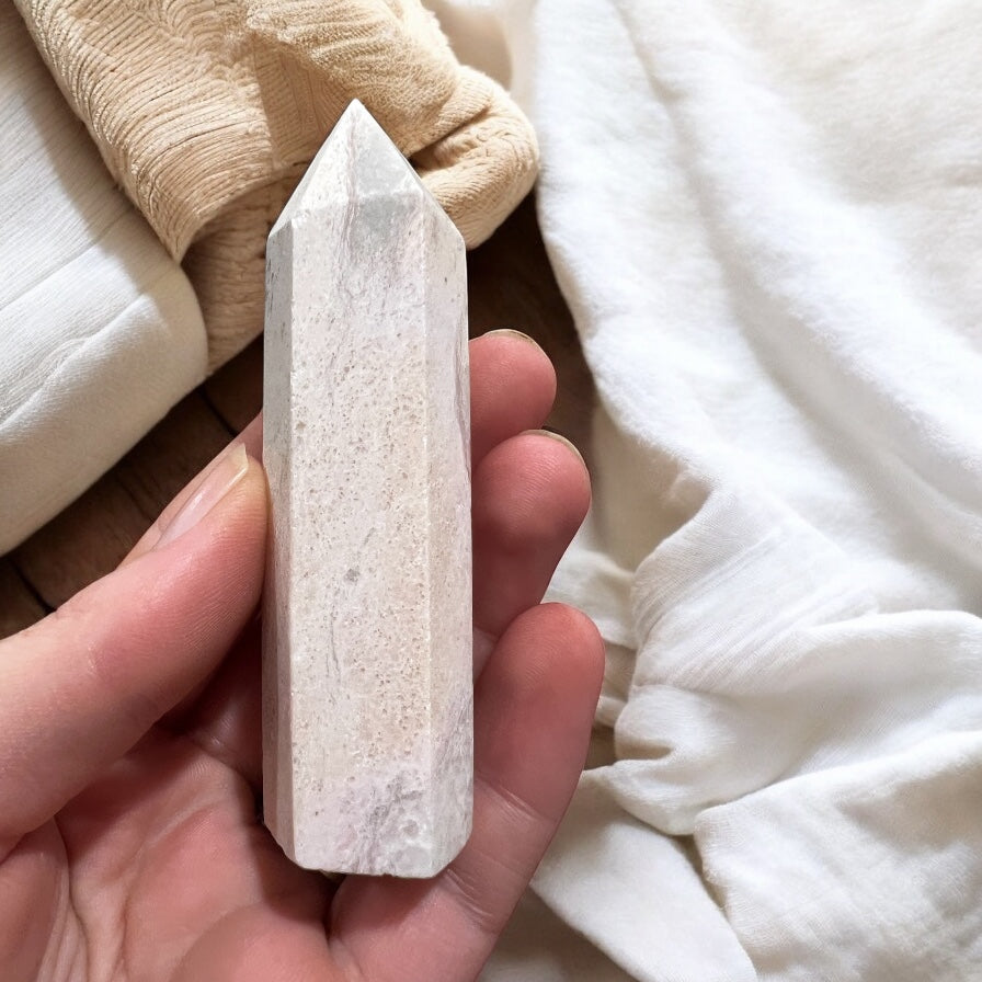 Pink opal tower