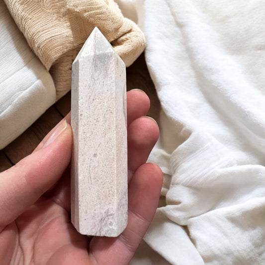 Pink opal tower