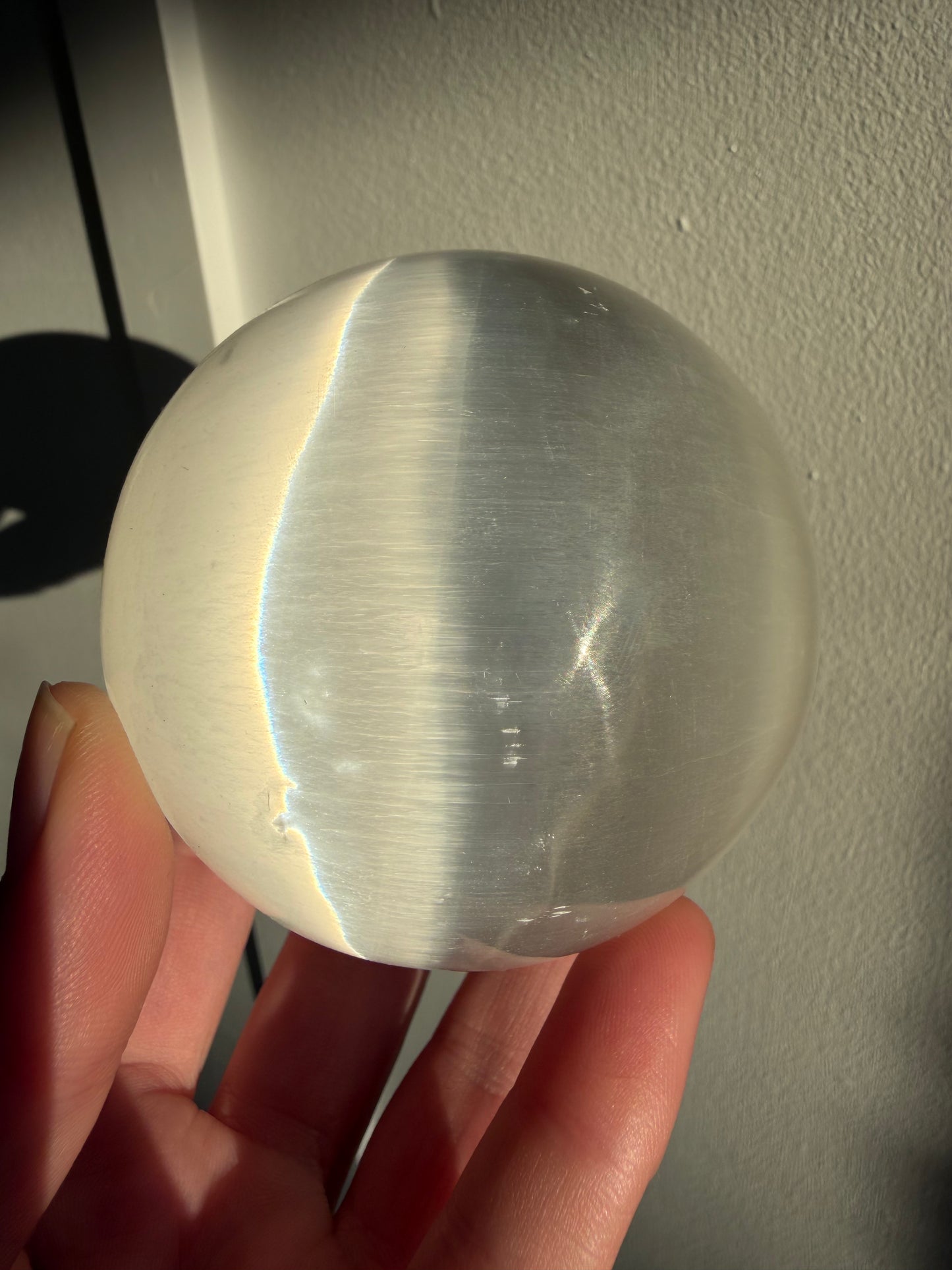 Selenite sphere