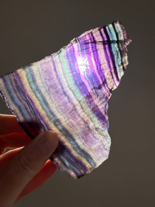 Fluorite slab