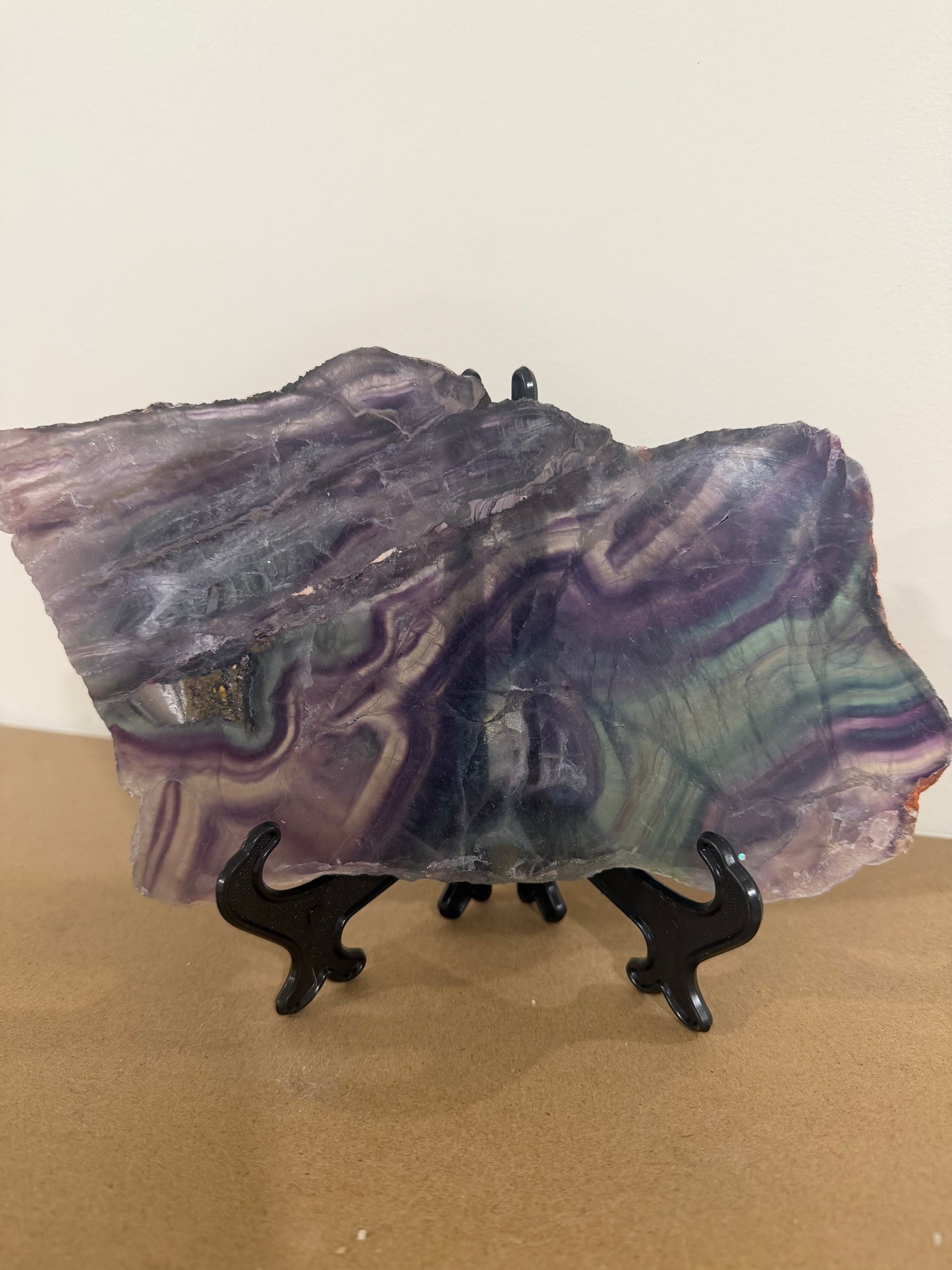 Large fluorite slab (natural )