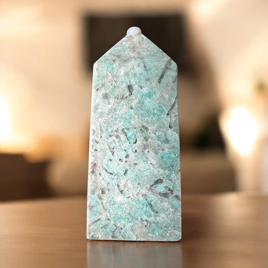 Amazonite tower 8cm chunky