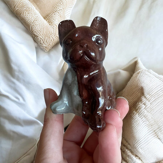 Frenchie Jasper Carving