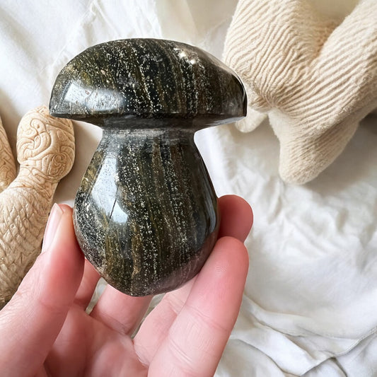 Ocean jasper mushroom large