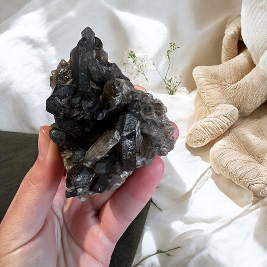Smokey Quartz cluster