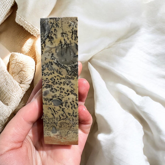 Picture jasper block tower (D) 10cm