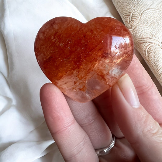 Fire quartz heart A