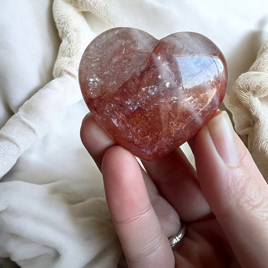 Fire quartz heart B