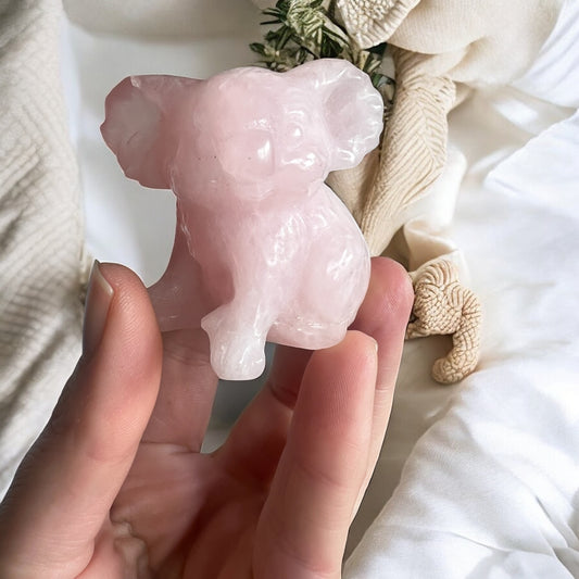 Rose quartz koala