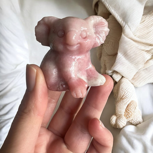 Pink opal koala