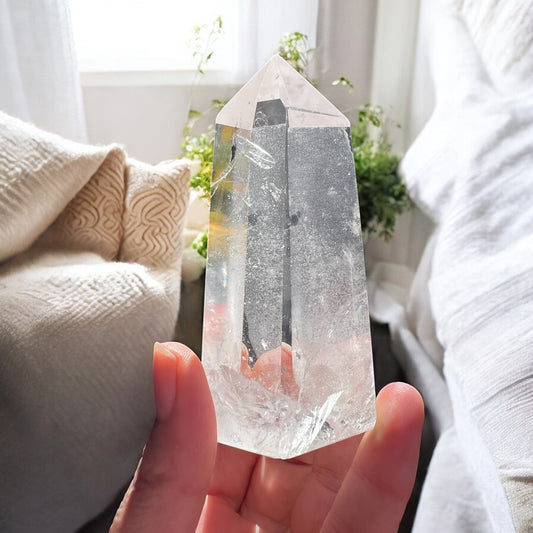 Clear quartz chunky tower 11cm